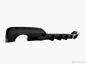 Difuzor na BMW 6 - F06/F12/F13 - černý lesk - 5