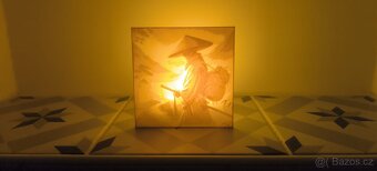 Obrázek s led svíčkou - 5