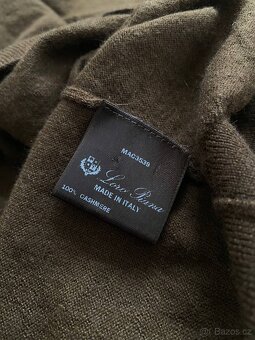Svetr Loro Piana Cashmere Scollo V-Neck Sweater Men - 5