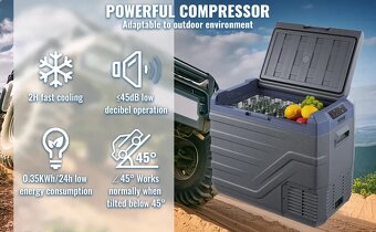 Autochladnička kompresorová, objem 45l ,nová - 5