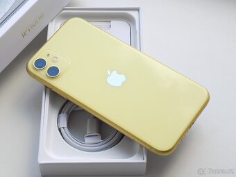 Apple iPhone 11 64GB Žlutý - ZÁRUKA 12 MĚSÍCŮ - 100% BATERIE - 5