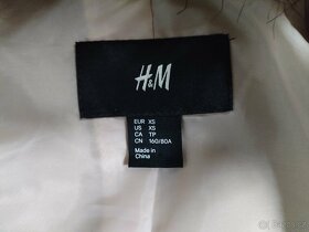 Chlupatá Kožíšková bunda H&M vel XS/S - 5