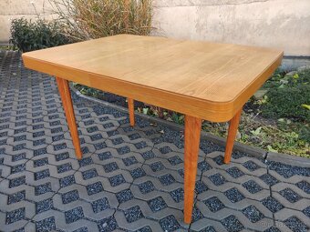 Retro jídelní rozkládací stůl Jitona - 60. léta - 5