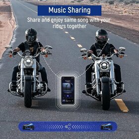 Lexin B4FM Motocyklový Bluetooth interkom - 5