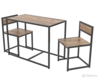 Jídelní set stůl + 2 židle - 5
