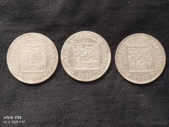 3x 10 kč 1930, 31, 32 Československo - 5
