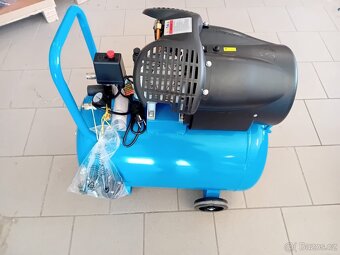 Vzduchový dvoupístový kompresor 100L,“V“ - 5