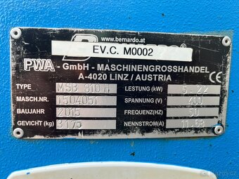 Pásová pila na kov MSB 810 H - 5