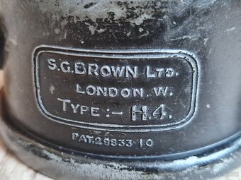 Starožitný trychtýřový reproduktor S.G.Brown LTo., 1925 - 5