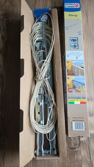 Sušák na prádlo na zábradlí sklopný - 5