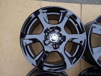 Alu disky černé origo Audi, 16", 5x112, ET 45, šíře 7,5J - 5