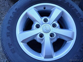 Prodám sadu Orig ALU kol KIA 245/65R17 celoroční - 5