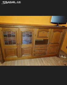 Obývací stěna, vitrína, knihovna - 5