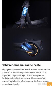 Koloběžka celoodpružená Sageay Max G2 - 5