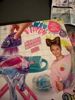 Slime zehlička - měnící barvu - 5