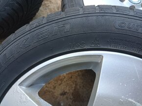 Prodám 4x alu 6,5Jx15H2 rozteč 5x100 se zim. pneu 195/55R15 - 5