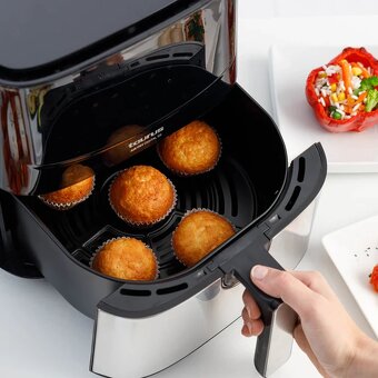 Horkovzdušná fritéza AIR FRY DIGITAL 5S , nepoužívaná - 5