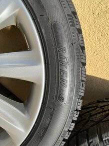 Volvo V40, originální disky, nové zimní pneu Riken 205/50 R1 - 5
