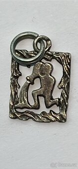 Komplet 7 starších stříbrných přívěsků – Warmet PRL - 5