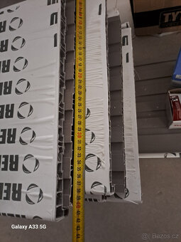 Parapet vnitřní interierový plast RHEAU 35 x 500 cm, bílý - 5