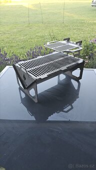 🏕️ Skládací cestovní ohniště s grilem – ideální do dodávky - 5