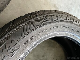 prodám letní pneumatiky 195/55/15 Pirelli a Semperit sada - 5