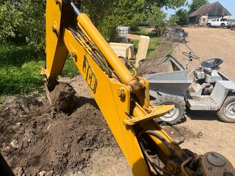 JCB 3CX klapačka 4 lopaty vidle - 5
