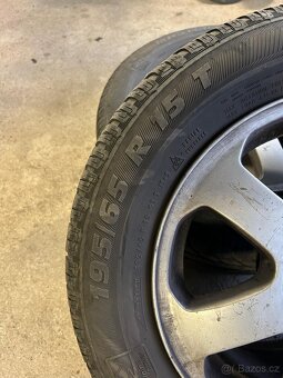 Alu kola 5x100 se zimním pneu 195/65/R15 - 5