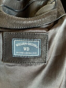 Pánská kožená bunda William & Delvin, velikost XL - 5