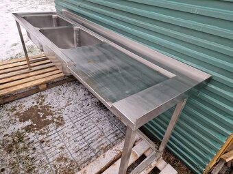 Nerezový stul dvoudřez - 5