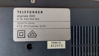Telefunken digitale 200, - 5
