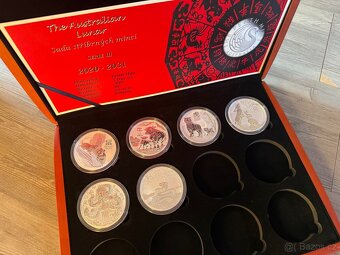 Stříbrná mince 5oz Rok Hada 2025 + etue Lunární serie - 5
