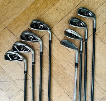 GOLFOVÝ SET TAYLORDMADE DRIVER DŘEVO HYBRID ŽELEZA PUTTER - 5