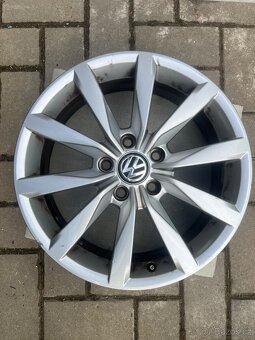 VW alu kola 17” 5×112 – originál, bez pneu - 5