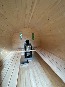 Finská sudová sauna - ruční výroba - 5