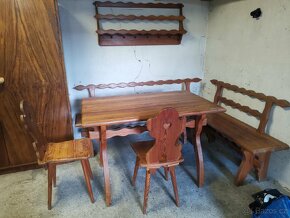 Prodám dřevěný nábytek masiv modřín - 5