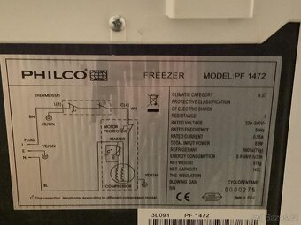 Mrazák Philco A ++ - Benešov - 5
