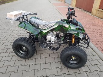Dětská čtyřtaktní čtyřkolka ATV Warrior125ccm zel - 5