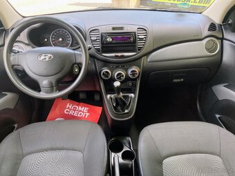 Hyundai i10, 1,1i(51kW), nová STK do 04/2027, nízký nájezd - 5