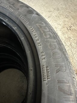 4xLetní pneu CONTINENTAL 225/50/R17 94Y - 5