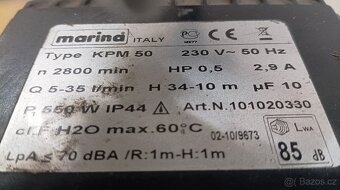 Vodní čerpadlo Marina Italy KPM 50 - 5