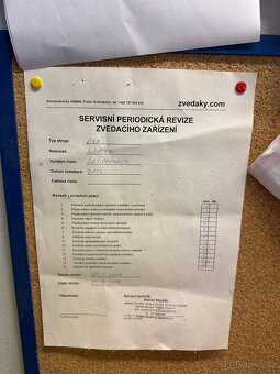 Prodám dvousloupový zvedák 4t - 5
