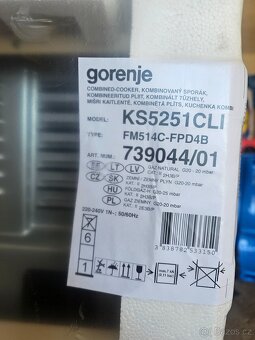 Sporák Gorenje kombinovaný - 5