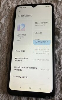 Redmi 9C NFC 2/32 GB, s krabicí a dokladem kupován 8.8.23 - 5