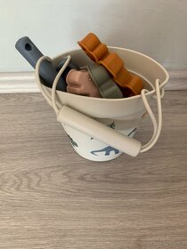 Nová silikonová sada hraček na pláž / set na písek dinosauři - 5