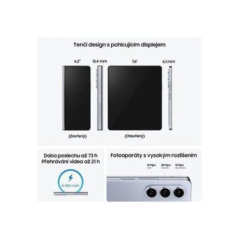 Samsung Galaxy Z Fold5 (F946B), 12GB/256GB, Icy Blue, PERFEK - 5