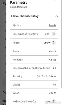 Odšťavňovač Bosch - 5