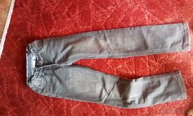 Zateplené dívčí kalhoty vel.140 - 5