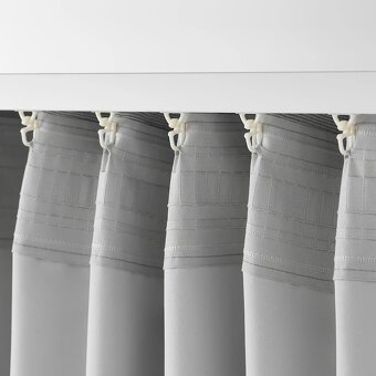 Závěsy IKEA Vilborg 145x300cm v šedé - 5