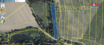Prodej lesa, 1501 m², Kamenice nad Lipou - 5